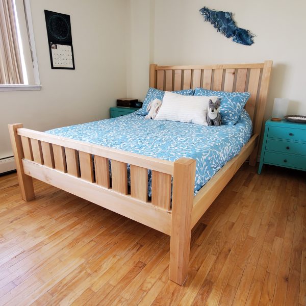 double bed by naturally wood of Nanaimo, BC